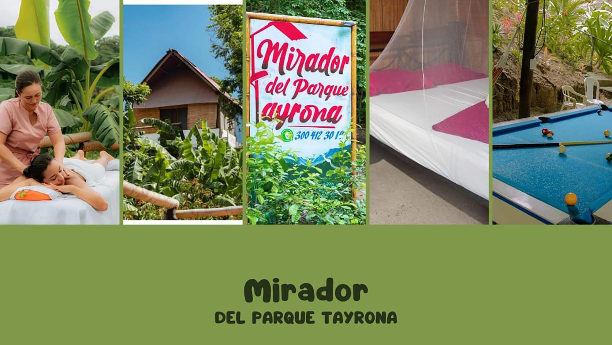 Hostal Mirador Dentro Del Parque Tayrona Zaino Eksteriør billede